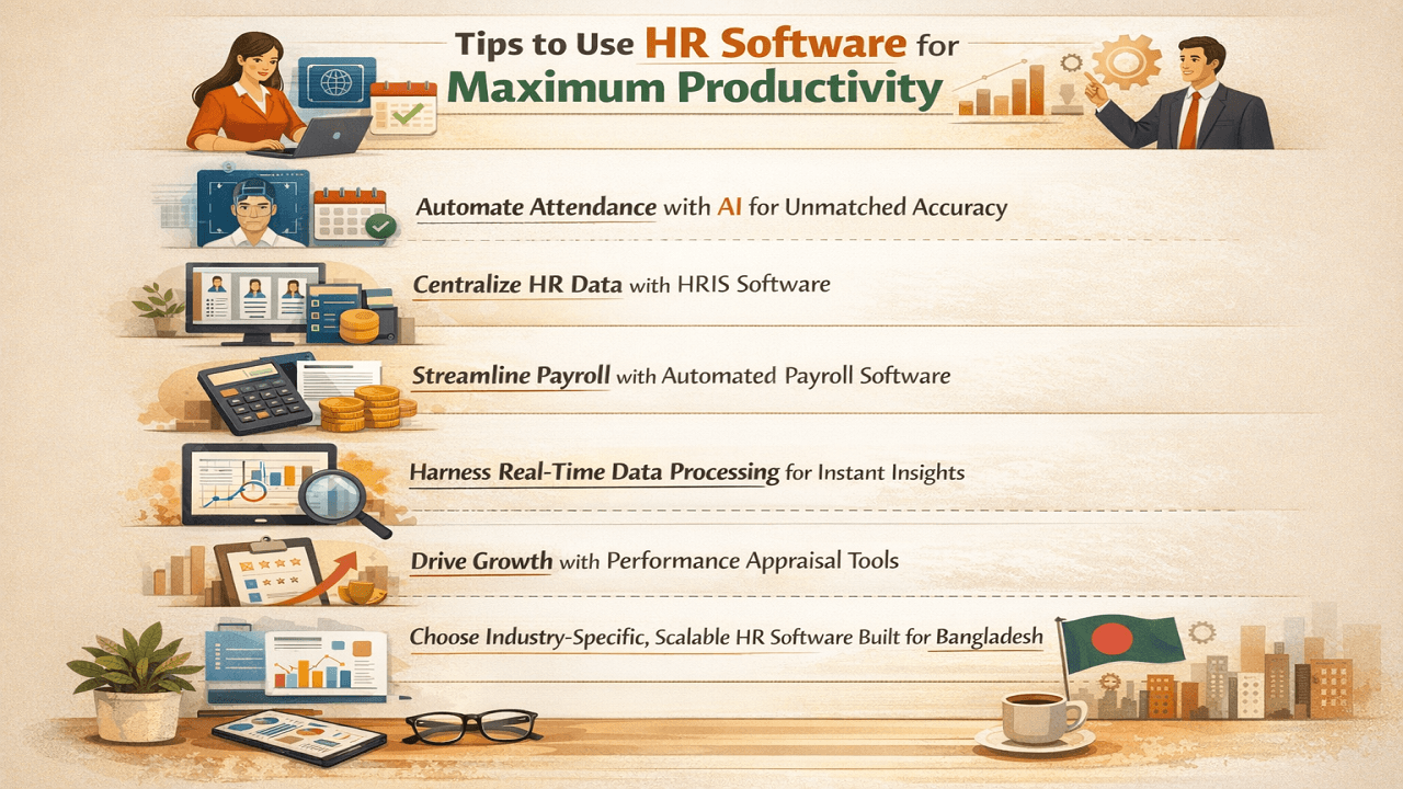 Tips to Use HR Software for Maximum Productivity